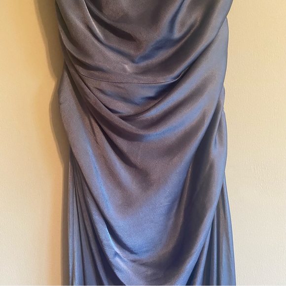 Shona Joy La Lune Lace Back Maxi Dress - Blue Smoke - Picture 4 of 14